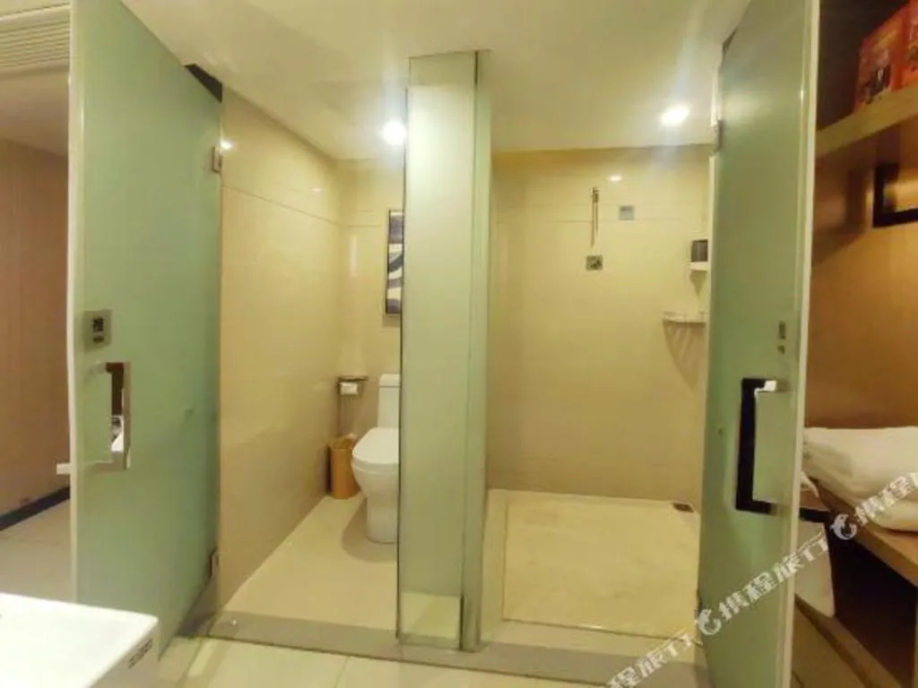 Bed in Echarm Hotel Nanchang Hongcheng Wangfujing