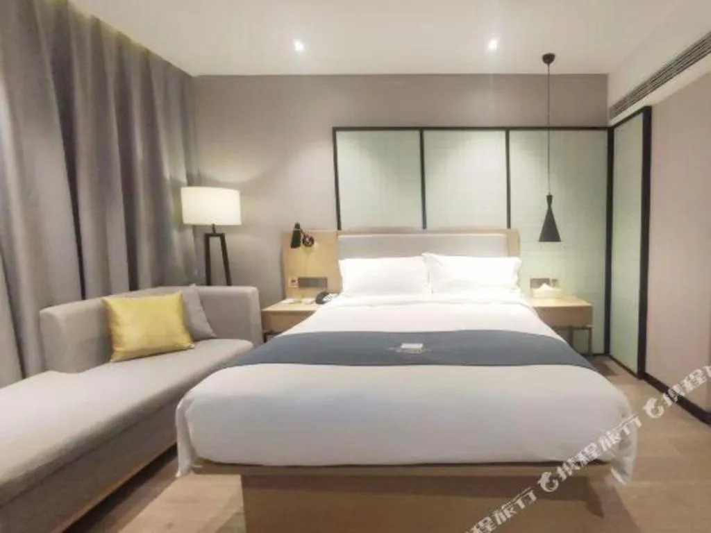 Bed in Echarm Hotel Nanchang Hongcheng Wangfujing