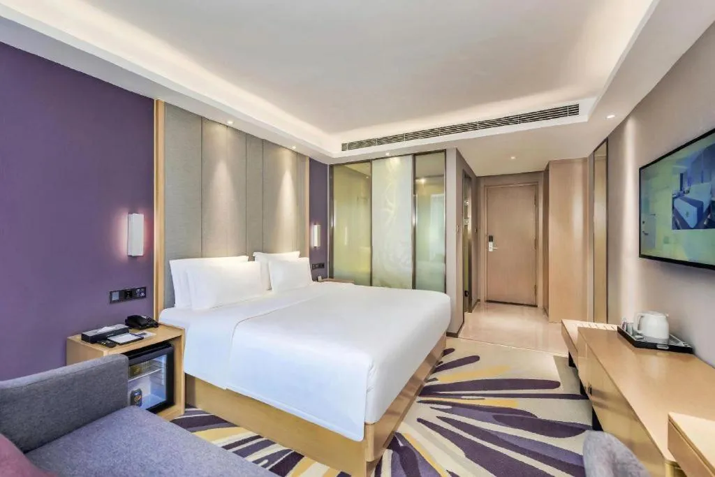 Bed in Lavande Hotel·Xishuangbanna Jinghong Songkran Square