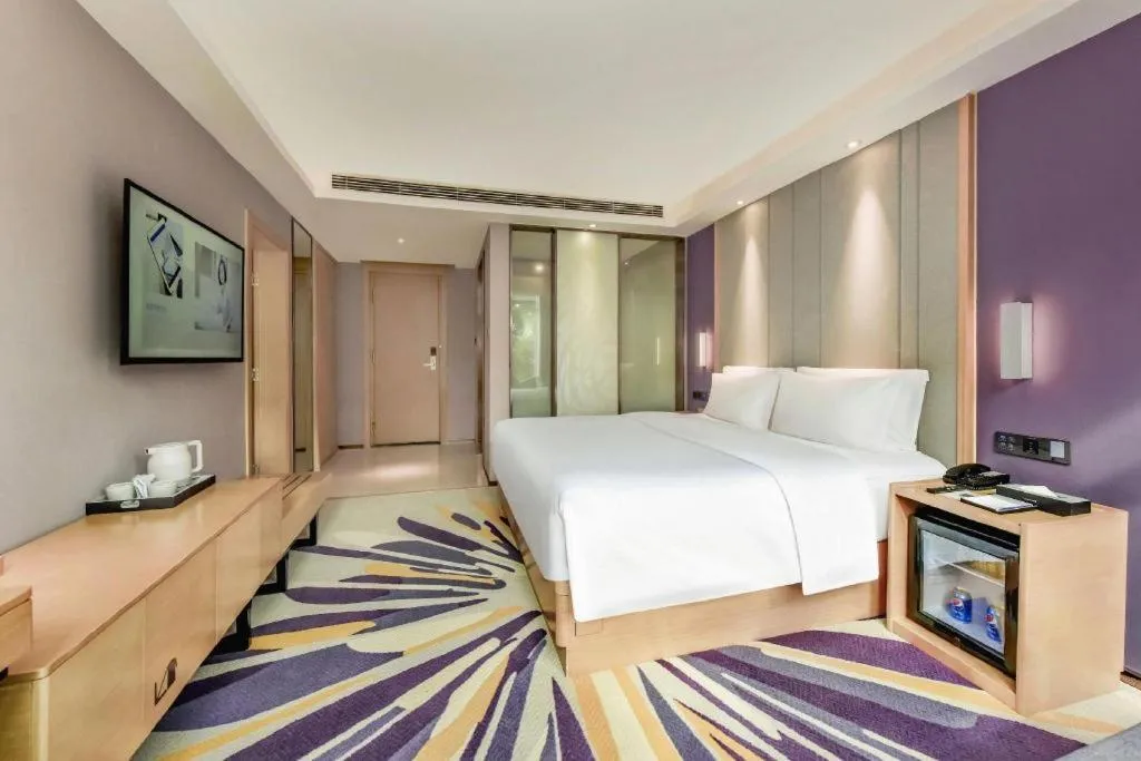 Bed in Lavande Hotel·Xishuangbanna Jinghong Songkran Square