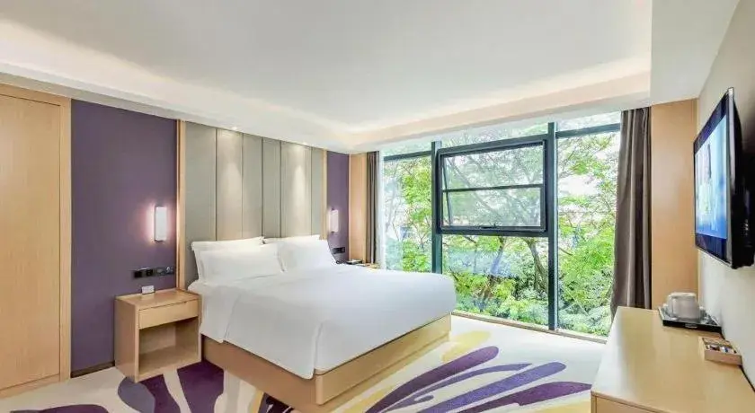 Bed in Lavande Hotel·Xishuangbanna Jinghong Songkran Square Bed in Lavande Hotel·Xishuangbanna Jinghong Songkran Square