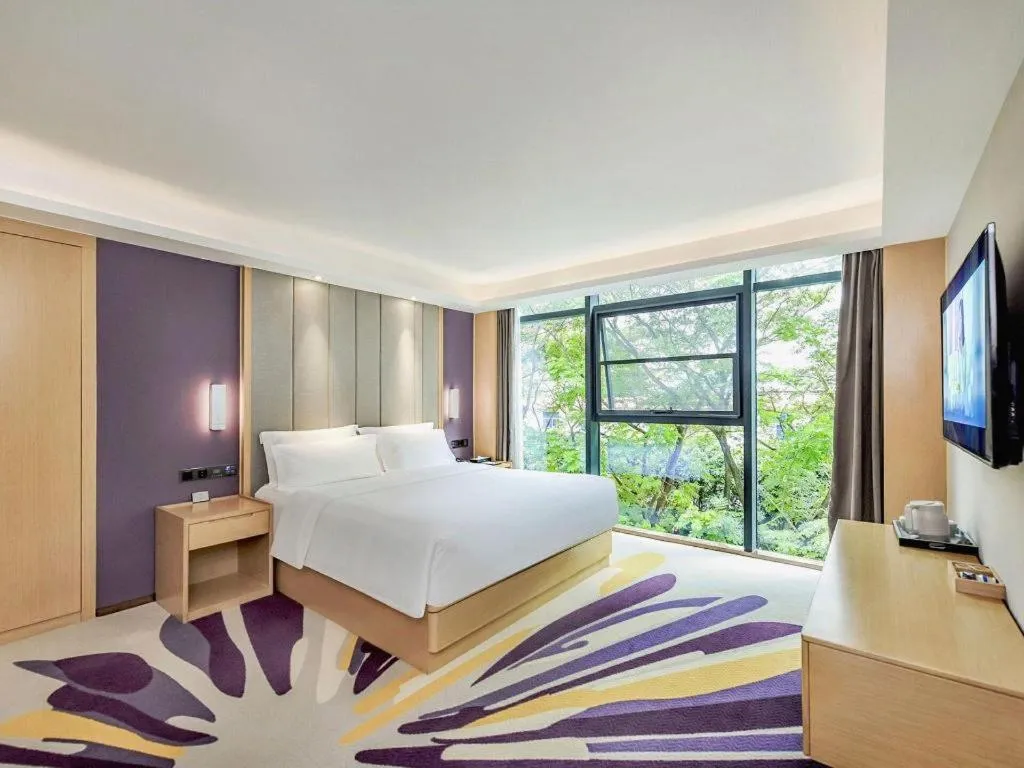 Bed in Lavande Hotel·Xishuangbanna Jinghong Songkran Square
