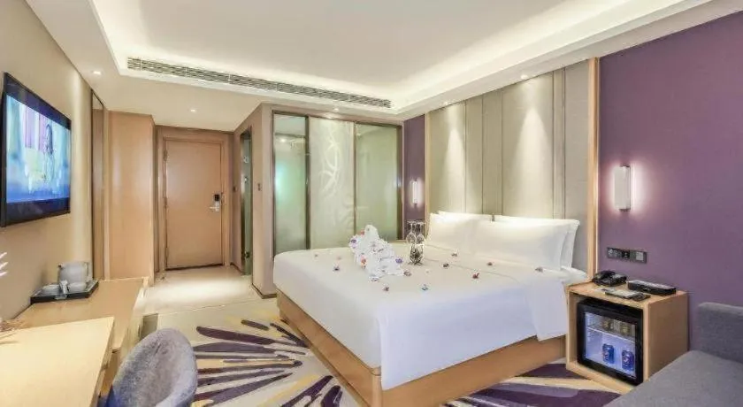 Bed in Lavande Hotel·Xishuangbanna Jinghong Songkran Square