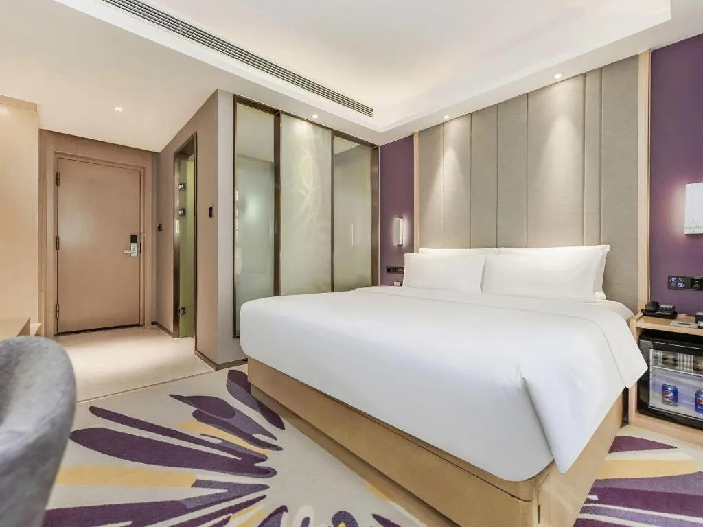 Bed in Lavande Hotel·Xishuangbanna Jinghong Songkran Square