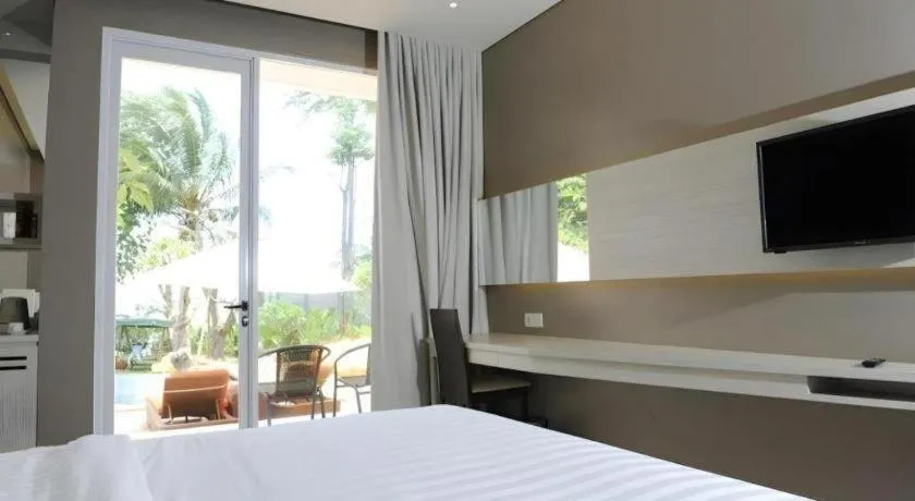 Bed in Double G Resort Anyer