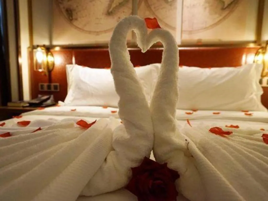 Bed in James Joyce Coffetel Beijing Yizhuang Rongjing East Street Subway Station