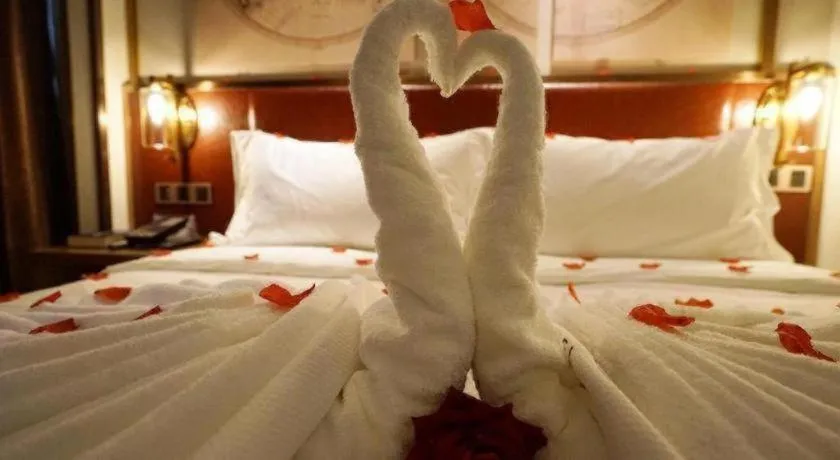 Bed in James Joyce Coffetel Beijing Yizhuang Rongjing East Street Subway Station