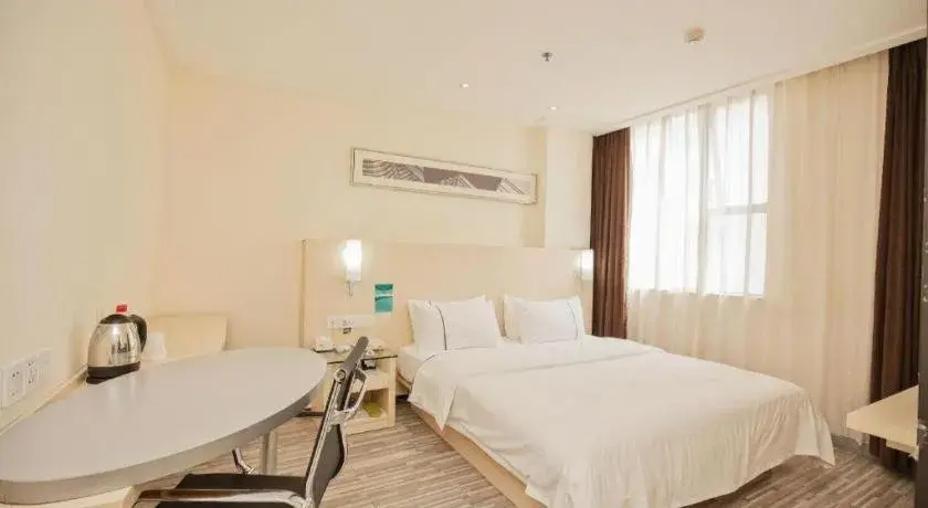 Bed in City Comfort Inn Yulin Bobai Pedestrian Street Bed in City Comfort Inn Yulin Bobai Pedestrian Street