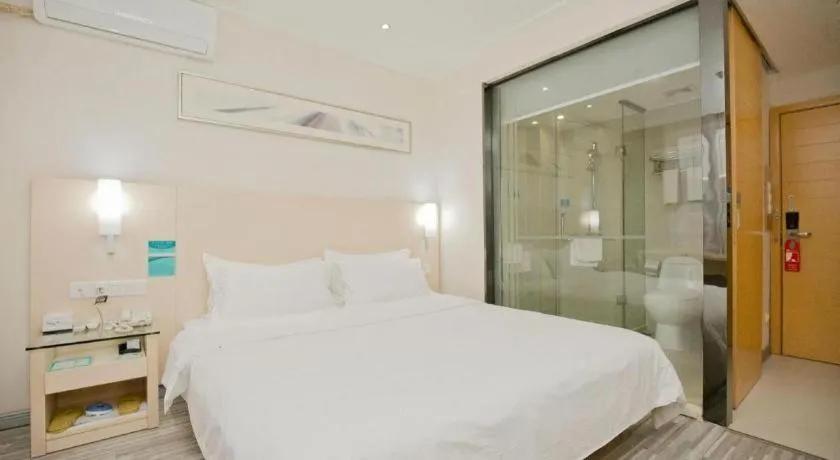 Bed in City Comfort Inn Yulin Bobai Pedestrian Street