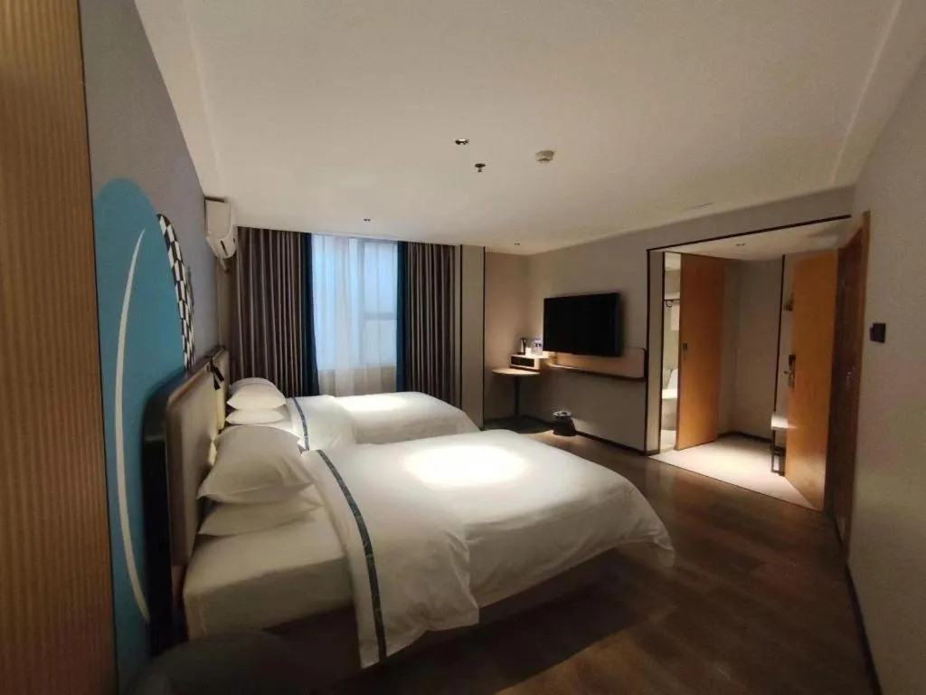 Bed in City Comfort Inn Yulin Bobai Pedestrian Street