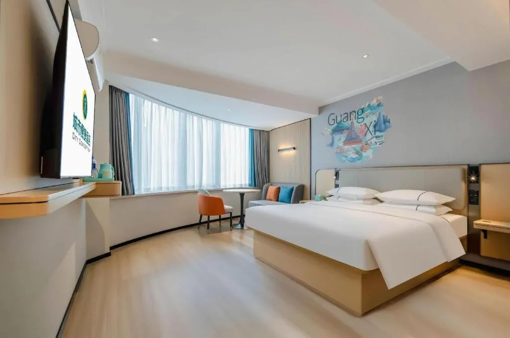 Bed in City Comfort Inn Nanning Guangxi University