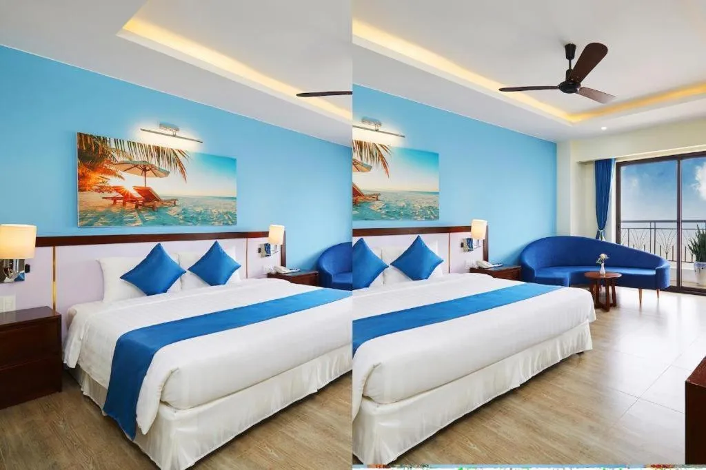 Bed in Marissa Hotel & Spa Hai Tien