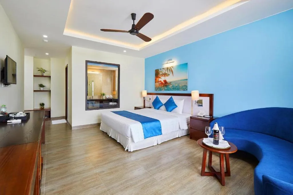 Bed in Marissa Hotel & Spa Hai Tien