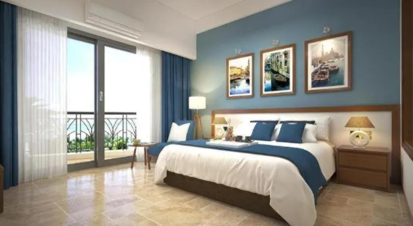 Bed in Marissa Hotel & Spa Hai Tien