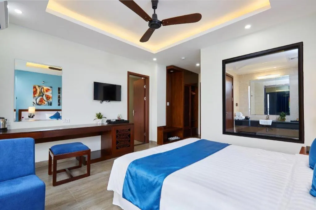 Bed in Marissa Hotel & Spa Hai Tien