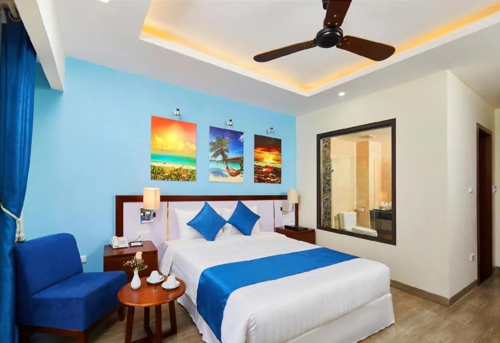 Bed in Marissa Hotel & Spa Hai Tien