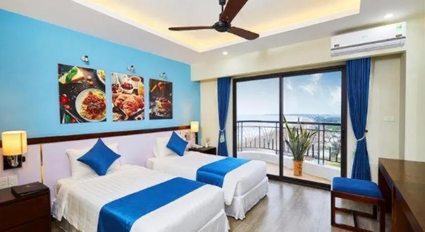 Bed in Marissa Hotel & Spa Hai Tien