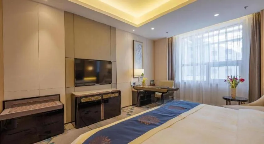 Bed in Qingshan Hotel Baotou