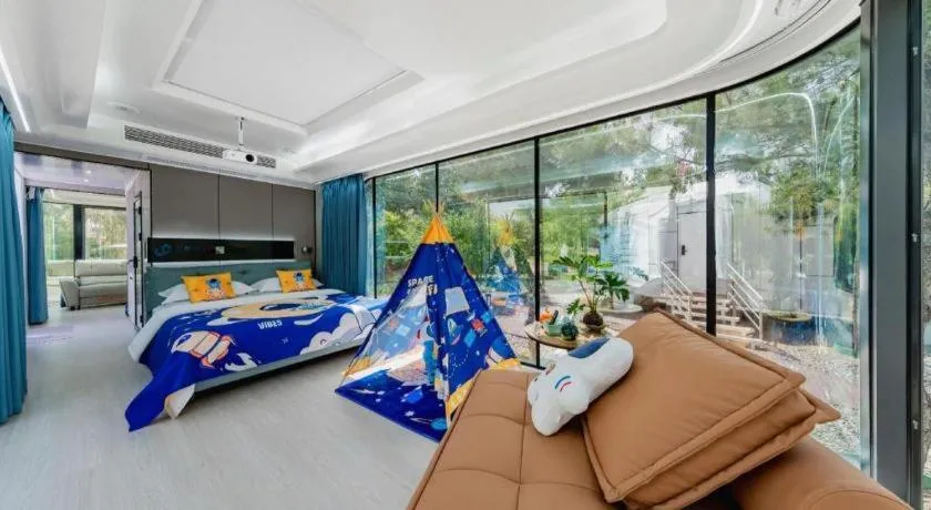 Bed in Qingshan Hotel Baotou