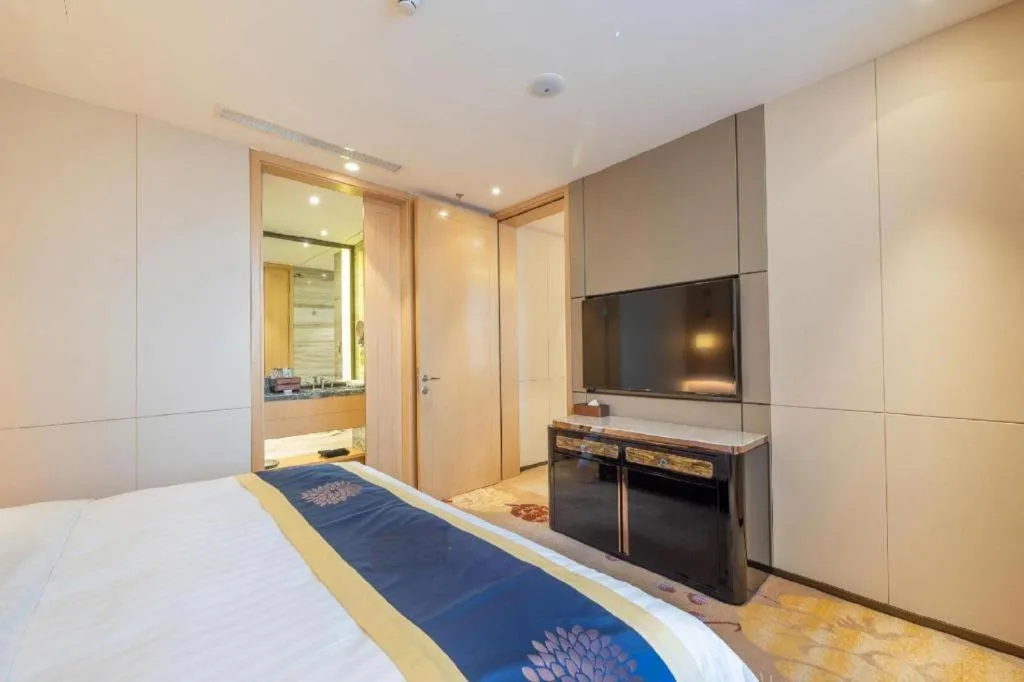 Bed in Qingshan Hotel Baotou