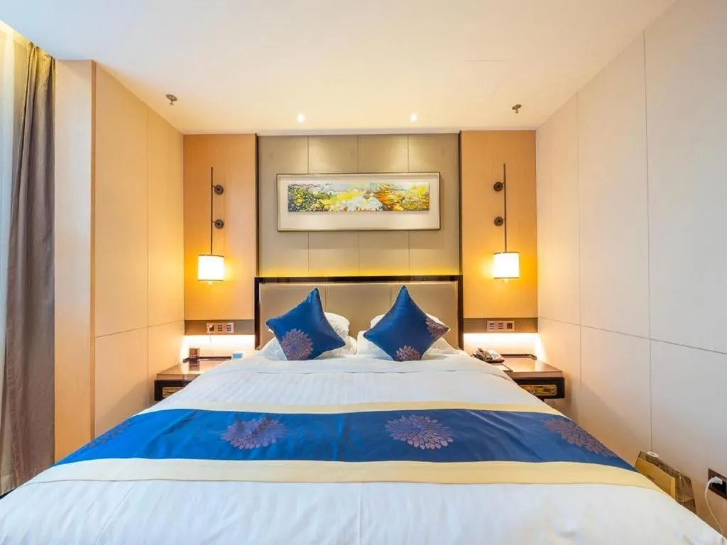 Bed in Qingshan Hotel Baotou