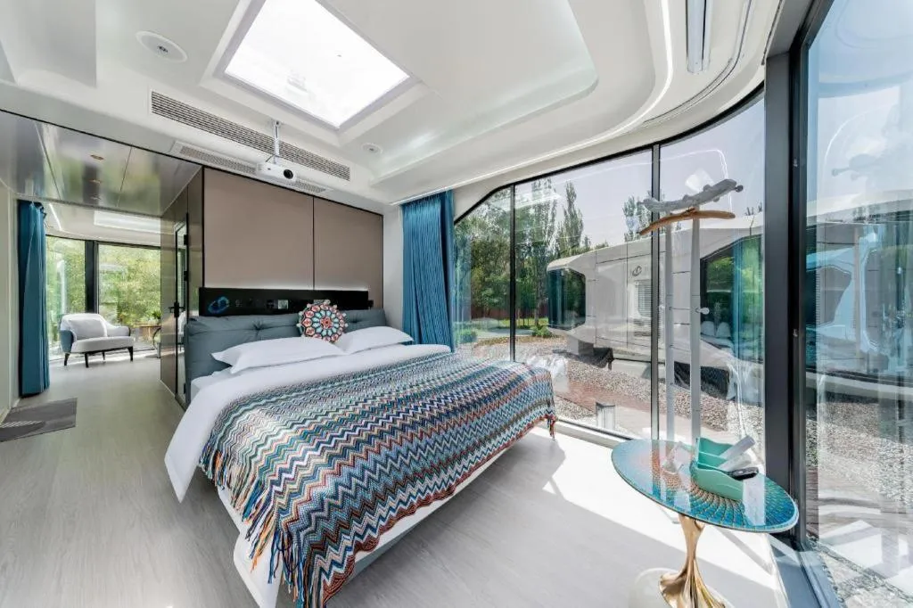 Bed in Qingshan Hotel Baotou