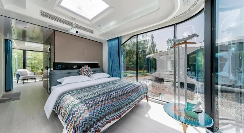 Bed in Qingshan Hotel Baotou