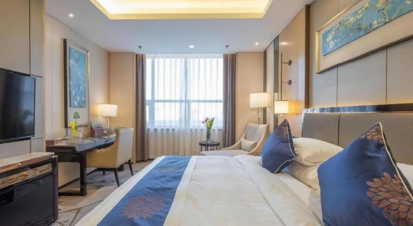 Bed in Qingshan Hotel Baotou