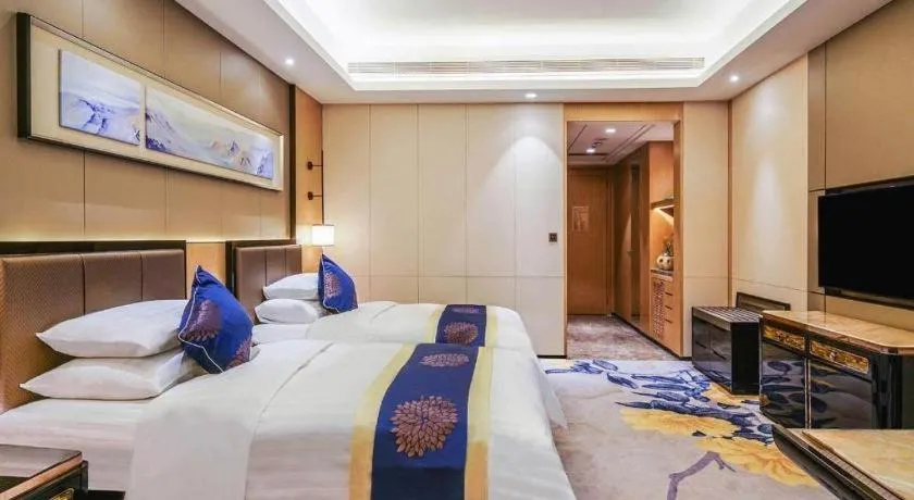 Bed in Qingshan Hotel Baotou