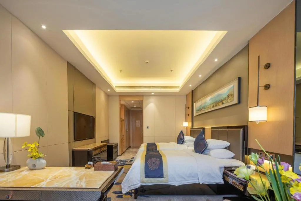 Bed in Qingshan Hotel Baotou