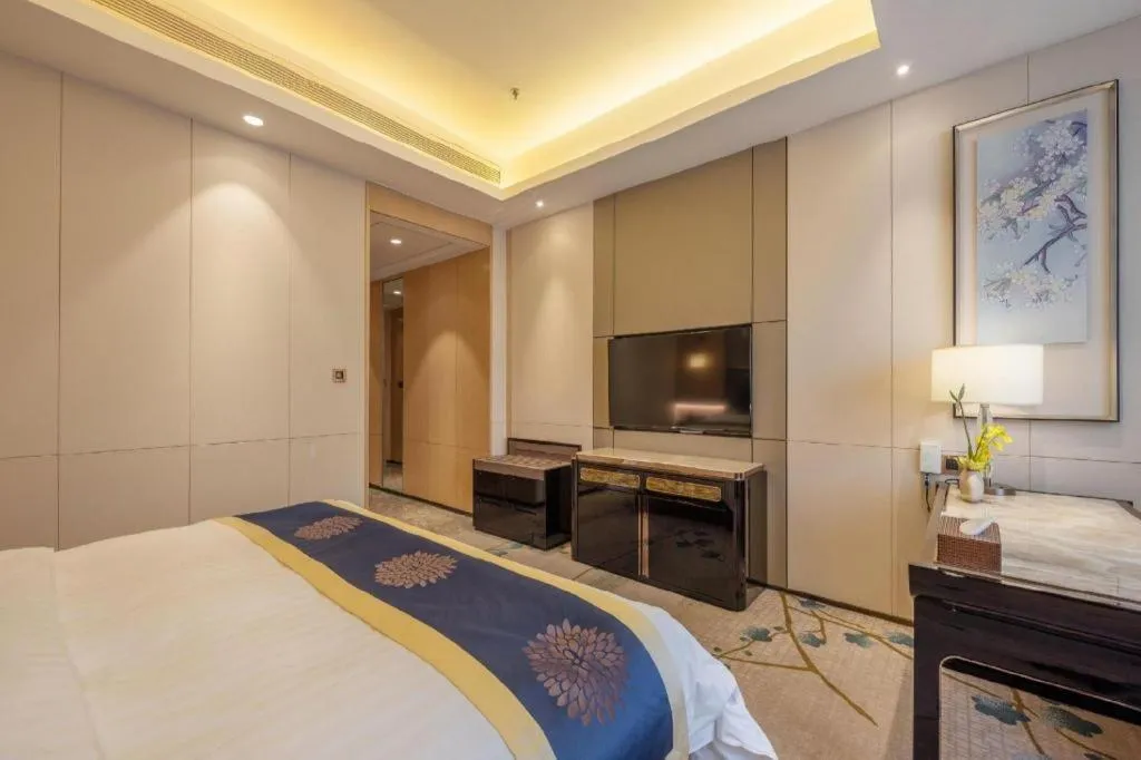 Bed in Qingshan Hotel Baotou