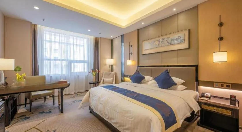 Bed in Qingshan Hotel Baotou