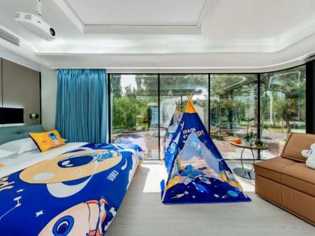 Bed in Qingshan Hotel Baotou