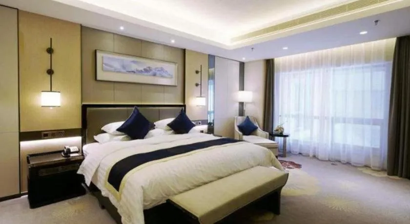 Bed in Qingshan Hotel Baotou
