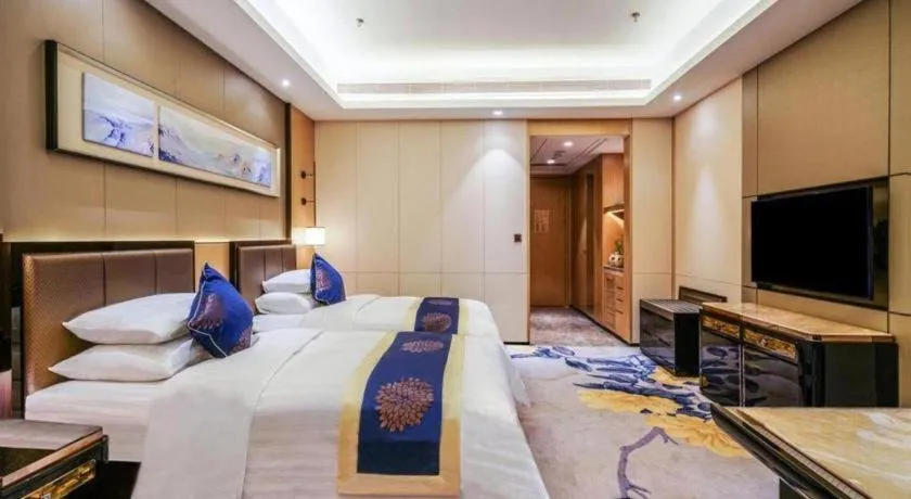 Bed in Qingshan Hotel Baotou