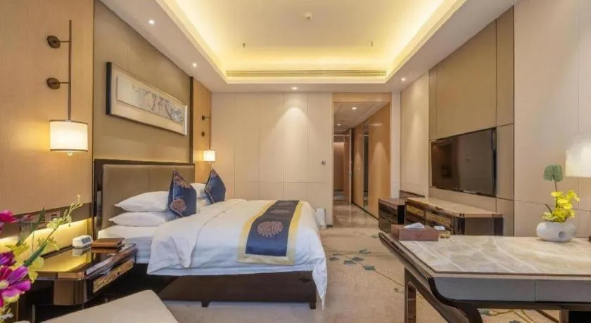 Bed in Qingshan Hotel Baotou