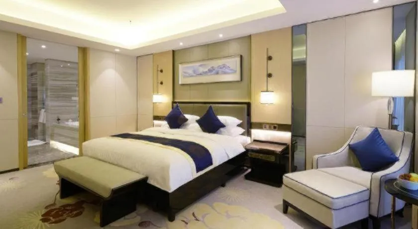 Bed in Qingshan Hotel Baotou