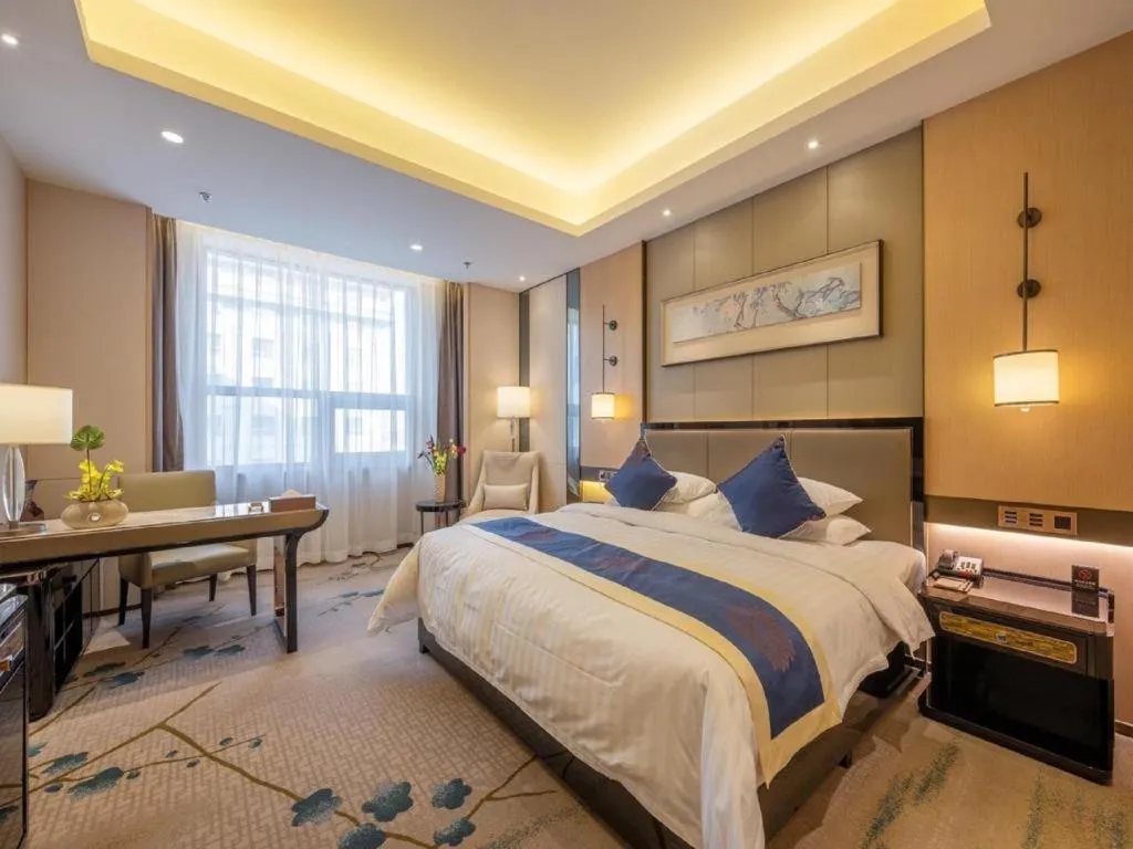 Bed in Qingshan Hotel Baotou