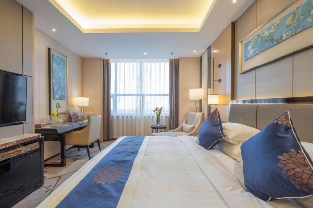 Bed in Qingshan Hotel Baotou