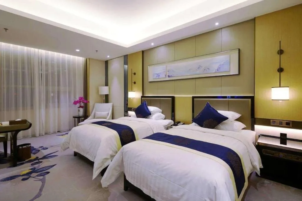 Bed in Qingshan Hotel Baotou