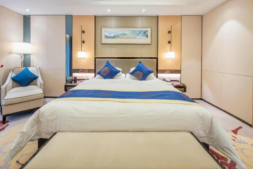 Bed in Qingshan Hotel Baotou