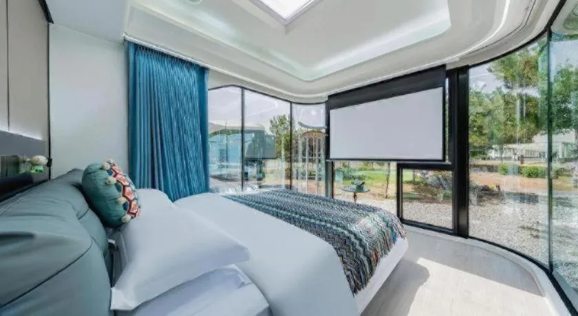 Bed in Qingshan Hotel Baotou