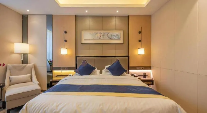 Bed in Qingshan Hotel Baotou