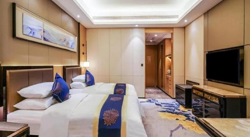 Bed in Qingshan Hotel Baotou