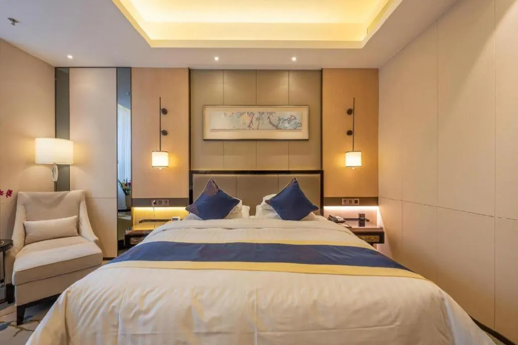 Bed in Qingshan Hotel Baotou