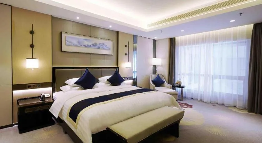 Bed in Qingshan Hotel Baotou