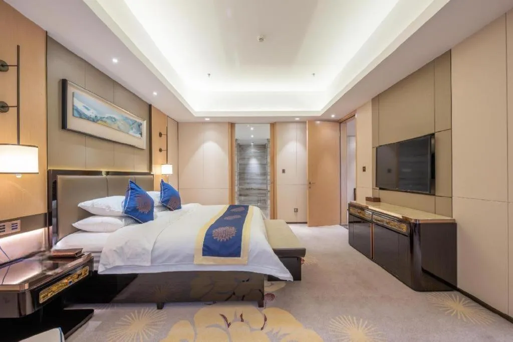 Bed in Qingshan Hotel Baotou