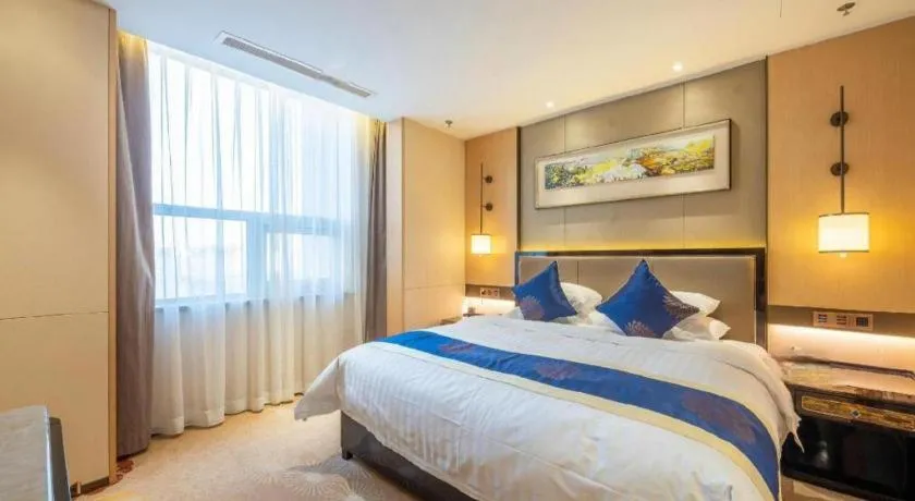 Bed in Qingshan Hotel Baotou