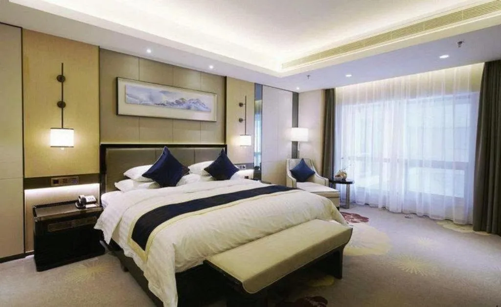 Bed in Qingshan Hotel Baotou