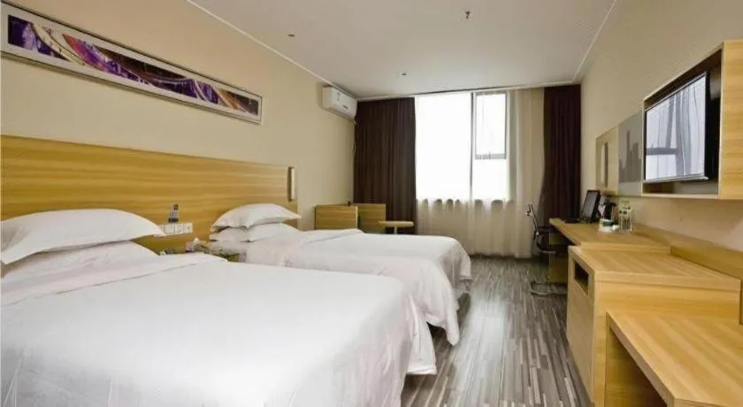 Bed in City Comfort Inn Wuhan Miaoshan